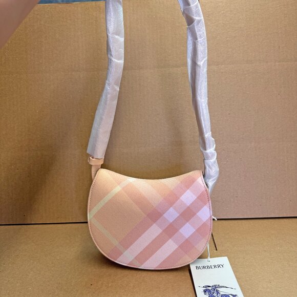 Burberry Mini Rocking Horse Shoulder Bag - Peach - Picture 9 of 13